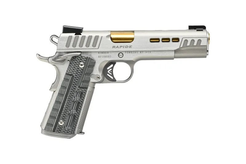 Kimber Rapide Dawn 45ACP Pistol with 5-inch barrel and stainless steel finish