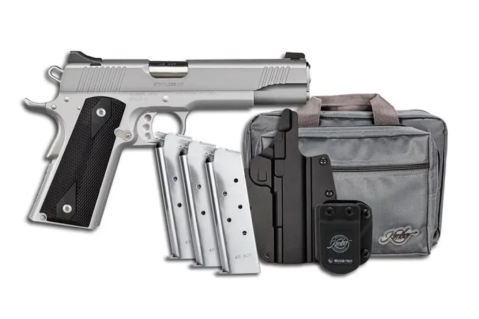 Kimber Stainless LW 45ACP 5 inch 8+1 capacity - Semi-auto 1911 handgun