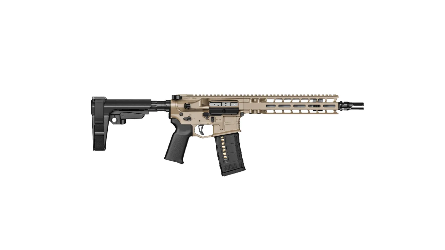 Model 1 10.5" 223 Wylde 1 in 8- Pistol - FDE