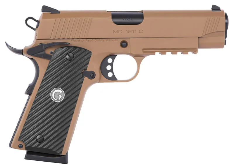 GIRSAN MC1911C COMMANDER Pistol with 4.4 inch Barrel .45 ACP in Dark Earth Finish