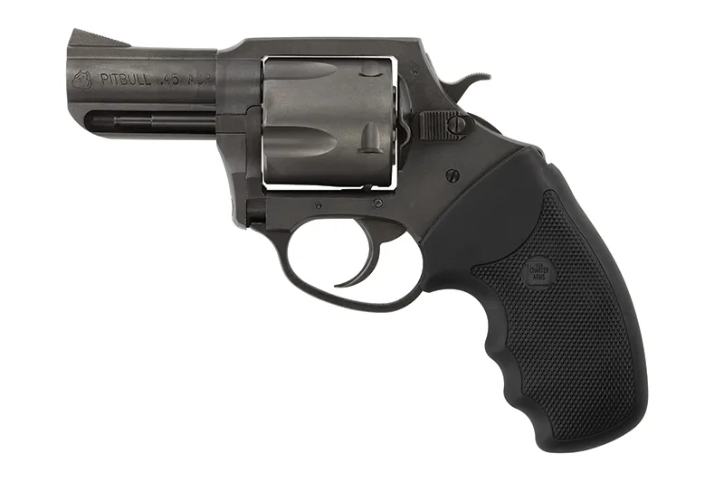 CHARTER ARMS PIT BULL .45ACP Revolver with 5-Round Capacity and Stainless Steel Frame