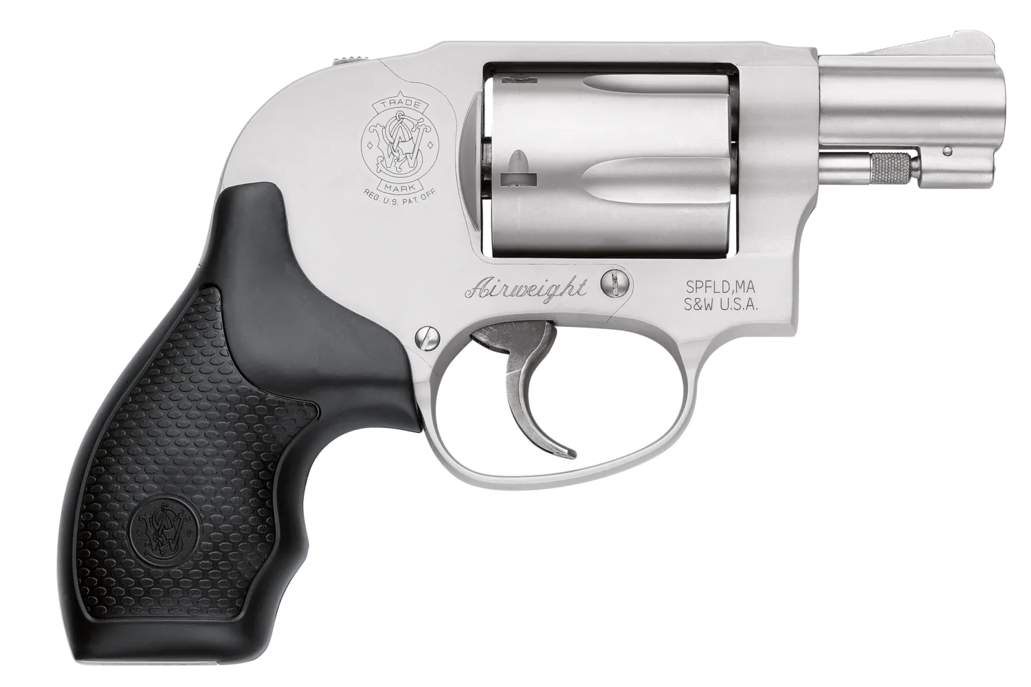 Smith & Wesson Model 638 .38 Special +P Revolver, 1.875" Barrel, Concealed Hammer, Lightweight