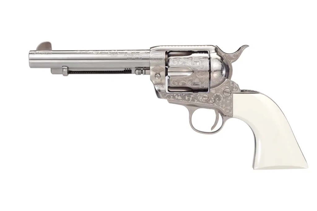 Taylor's & Company Outlaw Legacy Revolver .357 Magnum Nickel/Ivory 5.5 inch