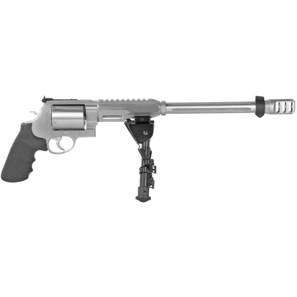 Smith & Wesson Performance Center 460VXR .460 S&W 14" Revolver - 5 Round Stainless Steel with Bipod