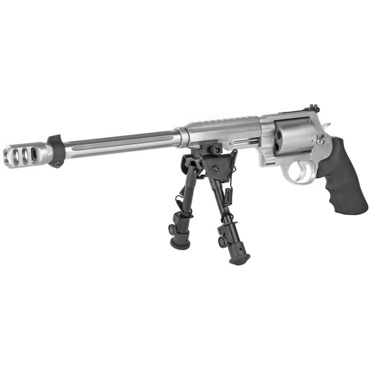 Smith & Wesson Performance Center 460VXR .460 S&W 14" Revolver - 5 Round Stainless Steel with Bipod