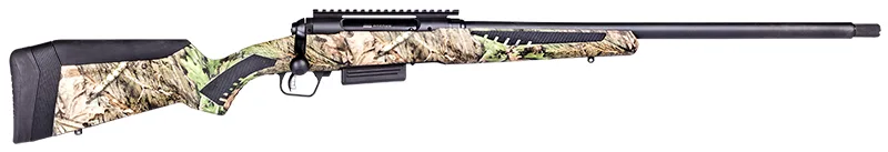 Savage 220 Turkey 20GA Shotgun with Rail in camouflaged finish for hunting