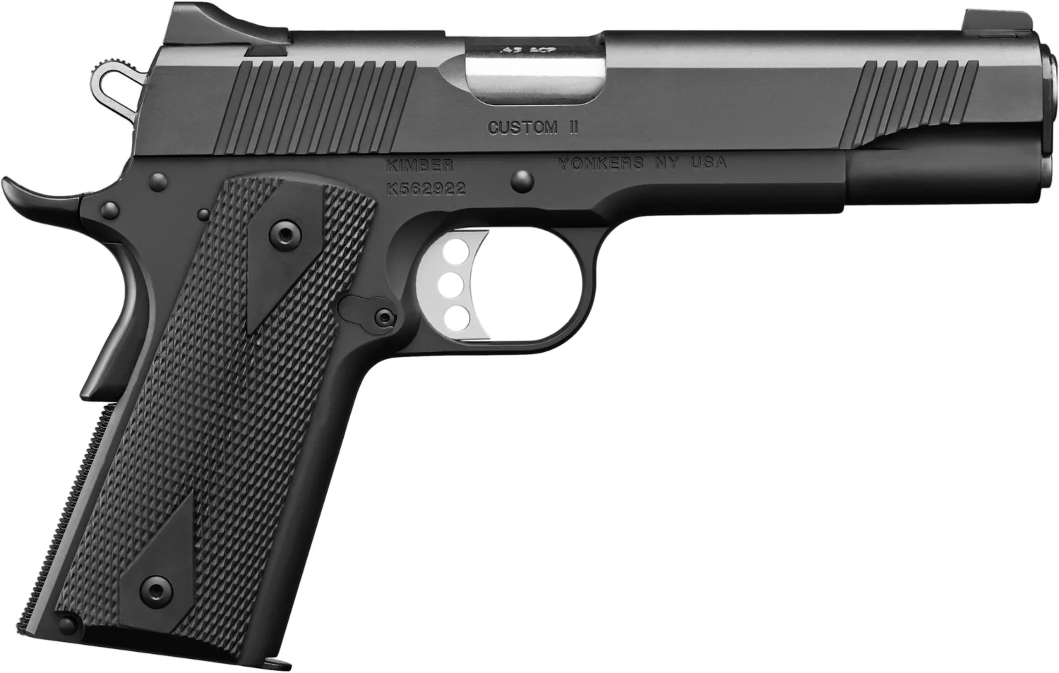 Kimber Custom II 45ACP Pistol with 5-inch barrel and 7+1 capacity