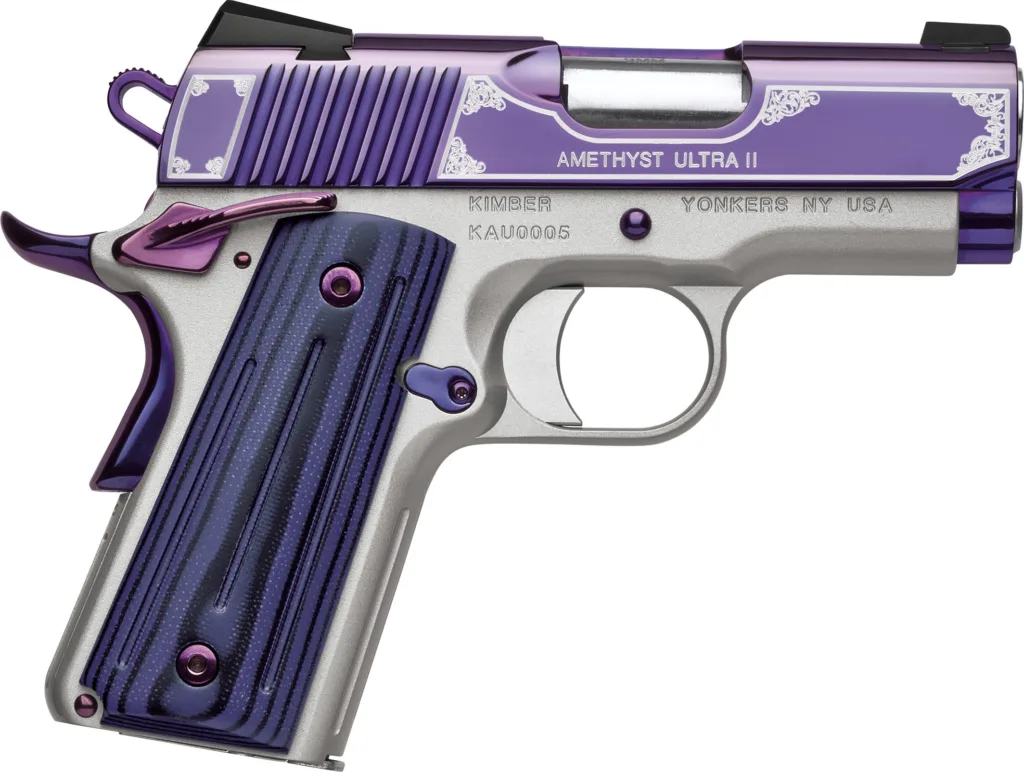 KIMBER Amethyst Ultra II 9mm 3" Semi-Automatic Pistol with Purple Frame