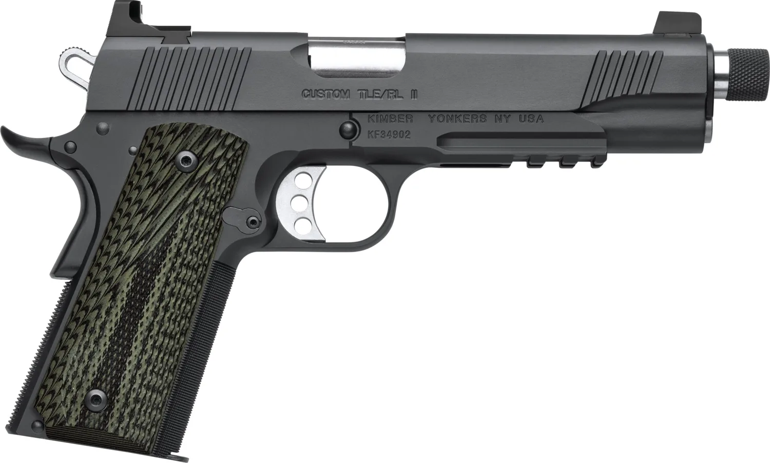 Kimber Custom TLE/RL II 45 ACP 5.5 inch threaded barrel, tactical night sights, rail