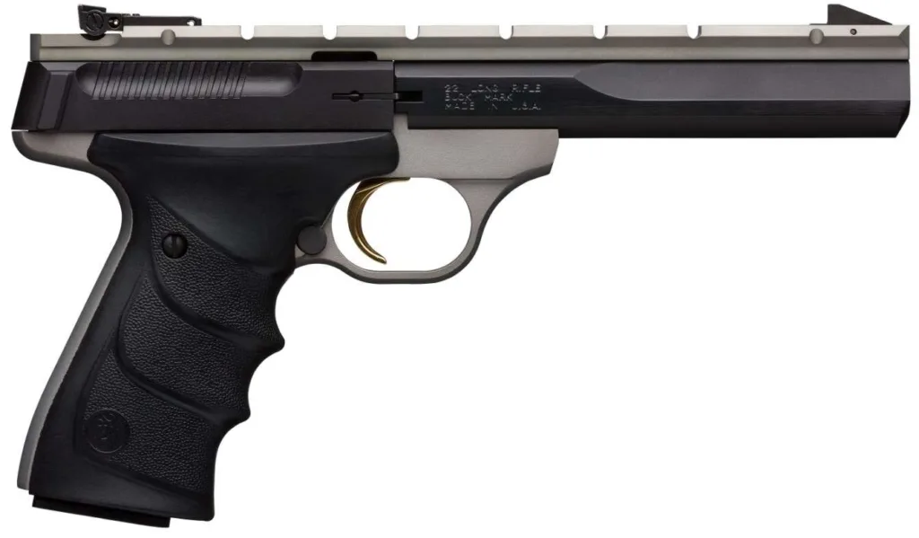 Browning Buck Mark Counter Gray URX .22 LR Rimfire Pistol with 5.5" Barrel and Adjustable Sights