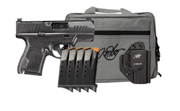 Kimber R7 Mako 9mm Black 10+1 Optics Ready Bundle - High-Capacity Subcompact Pistol