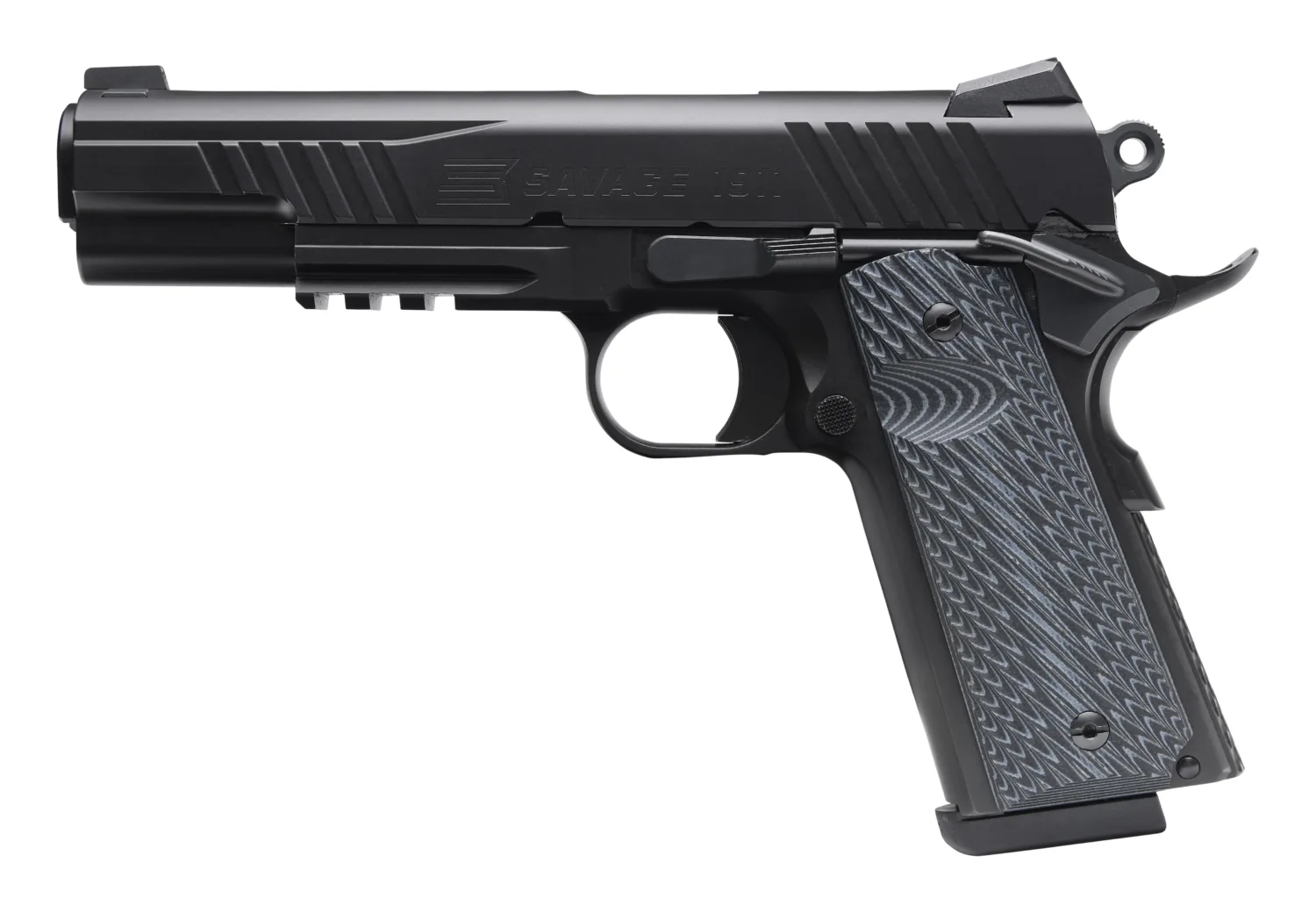 SAVAGE ARMS 1911 GOVT 9MM BLK/BLK RAIL