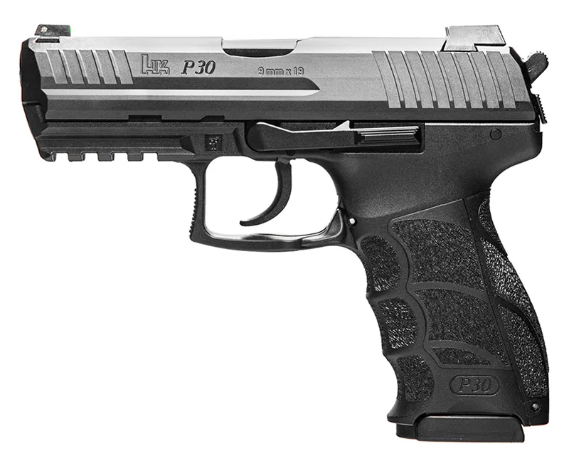 HK P30 V3 DA/SA 9mm Handgun, 15-Round Capacity, 3.85" Barrel, Ergonomic Design