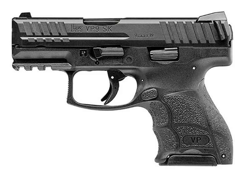 HK VP9SK-B Push Button 9MM Subcompact Pistol with 3.39" barrel optics-ready slide