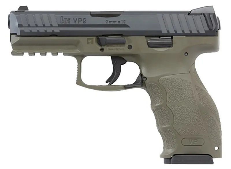 HK VP9 Striker Fired 9mm Pistol with Adjustable Sights and Matte Black Finish