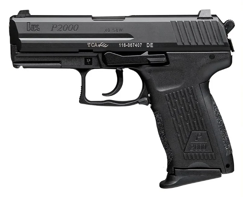 Heckler & Koch P2000 V3 DA/SA .40 S&W Handgun - Compact and Reliable