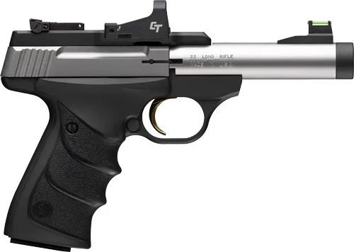 Browning Buck Mark Micro Bull SR 22 LR Handgun with Red Dot Sight 10+1 Capacity 4" Threaded Barrel