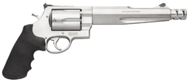 Smith & Wesson 500 S&W Magnum 7.5" Stainless Steel Revolver with Adjustable Sights