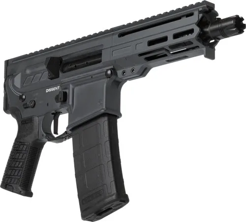 CMMG Dissent MK4 Pistol - 300 BLK, 6.5" Barrel, 30-Round Mag, Sniper Grey