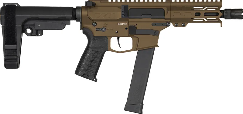 CMMG PISTOL BANSHEE MKG .45ACP with 5-inch barrel and custom Cerakote finish