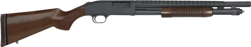 Mossberg 590 Retro Pump Action Shotgun, 12 GA, 20-inch Barrel, 7-Round Capacity, Wood Stock