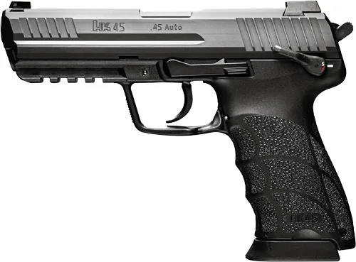 HK HK45 V1 DA/SA .45 ACP Pistol with 10 Rounds, Night Sights, 4.46-Inch Barrel