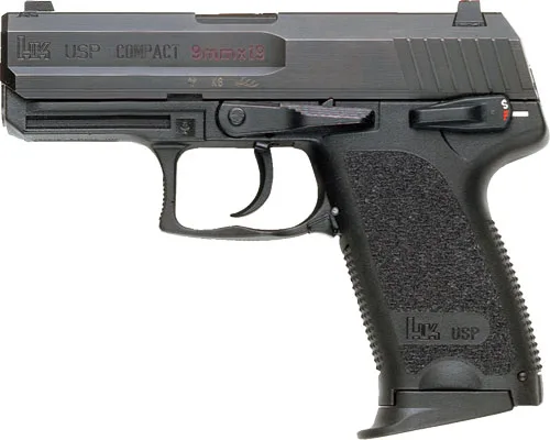 HK USP9 COMPACT V1 DA/SA 9MM Handgun - Reliable and versatile compact firearm