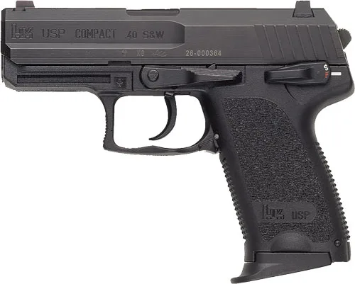 HK USP40 Compact V1 DA/SA .40 S&W Pistol with 3.58-Inch Barrel, 10+1 Capacity