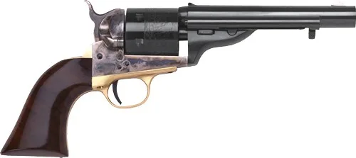 Cimarron 1872 Open Top Navy Revolver - .38 Special, 7.5" Barrel, Blued Steel