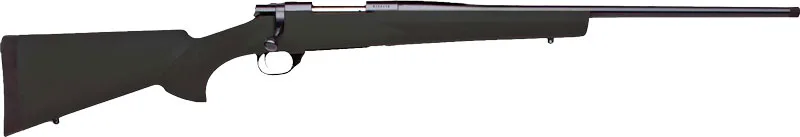 Howa M1500 Rifle .22-250 Rem with 22 inch Threaded Barrel and Black Hogue Stock