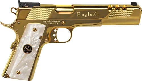 IVER JOHNSON EAGLE XL PORTED 10MM Pistol 1911 with 6 Inch Barrel in Stainless Steel