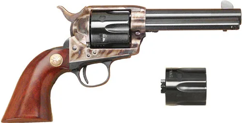 Cimarron P-Model Dual Cylinder Revolver with Blued Finish and Walnut Grip