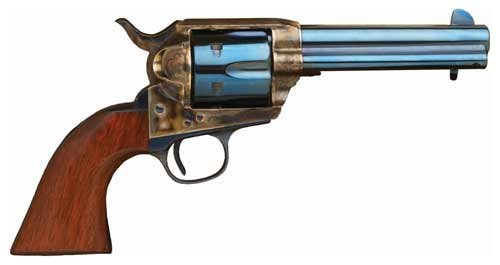 CIMARRON P-MODEL .45 LC 4.75" Revolver with Walnut Grip and Fixed Sights