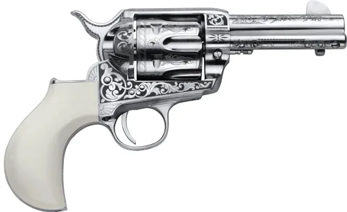 CIMARRON HUCKLEBERRY .45LC Revolver - 5.5" Barrel, Walnut Grip, Blued Finish