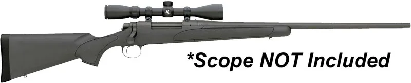 Remington 700 ADL 22-250 Remington Rifle with 24 inch Barrel and Black Synthetic Stock