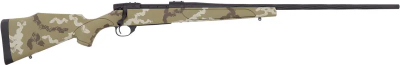 Weatherby Vanguard Outfitter 22-250 24 inch Bolt Action Rifle with MultiCam Camo Stock Sub-MOA Fluted Barrel