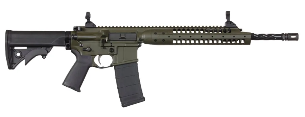 LWRC IC-A5 5.56MM ODG 16.1" 30+1 Semi-Automatic Rifle with Durable ODG Finish