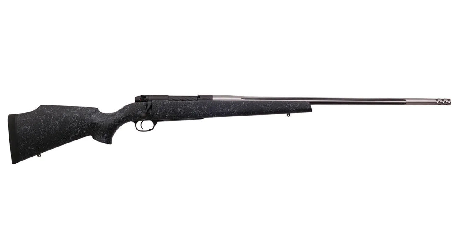 Weatherby Mark V Accumark 338WBY RPM Rifle with 24-inch barrel and synthetic stock