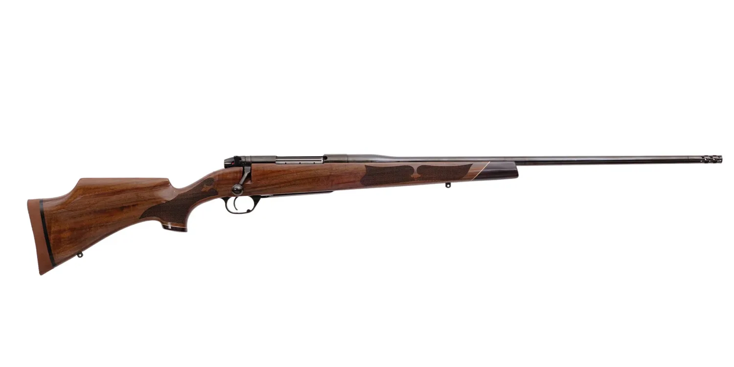 Weatherby Mark V Camilla Deluxe .280 AI Bolt-Action Rifle with ergonomic wood stock