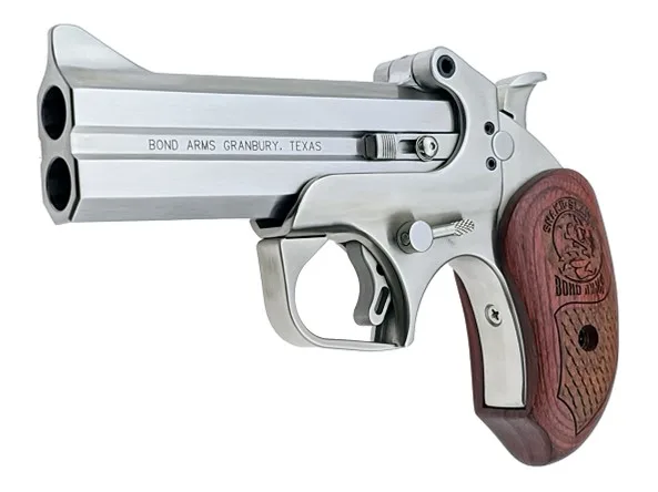 BOND ARMS SNAKESLAYER IV .45LC 4.25-inch Barrel Derringer with Rosewood Grips