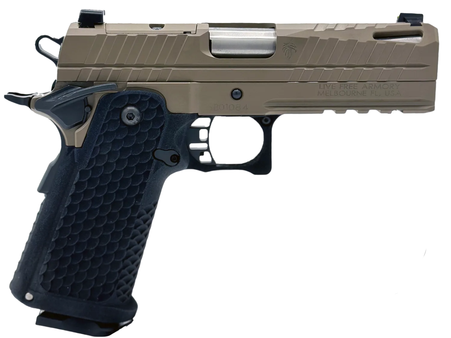 LFA Apollo 11 Compact Pistol - 9mm | FDE | 4.1" | 1x17rd Mag