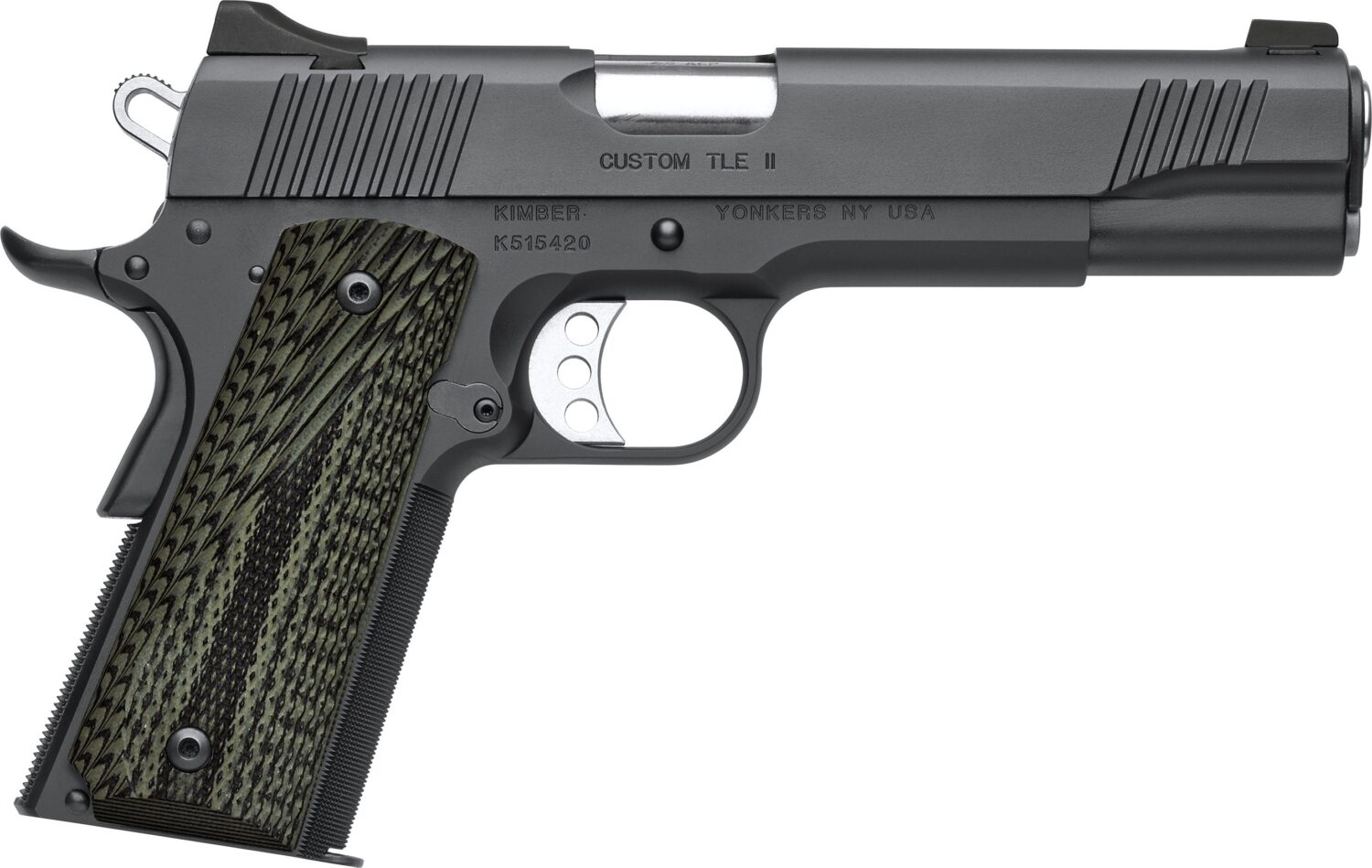 Kimber Custom TLE II 10mm Handgun with 5-Inch Barrel and 8+1 Capacity