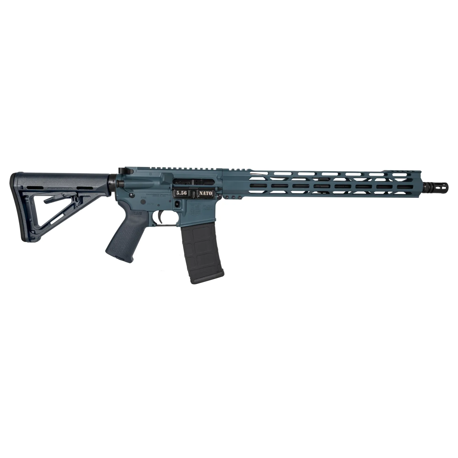 Diamondback Firearms DB15 5.56 NATO Rifle with 16-inch barrel and blued finish