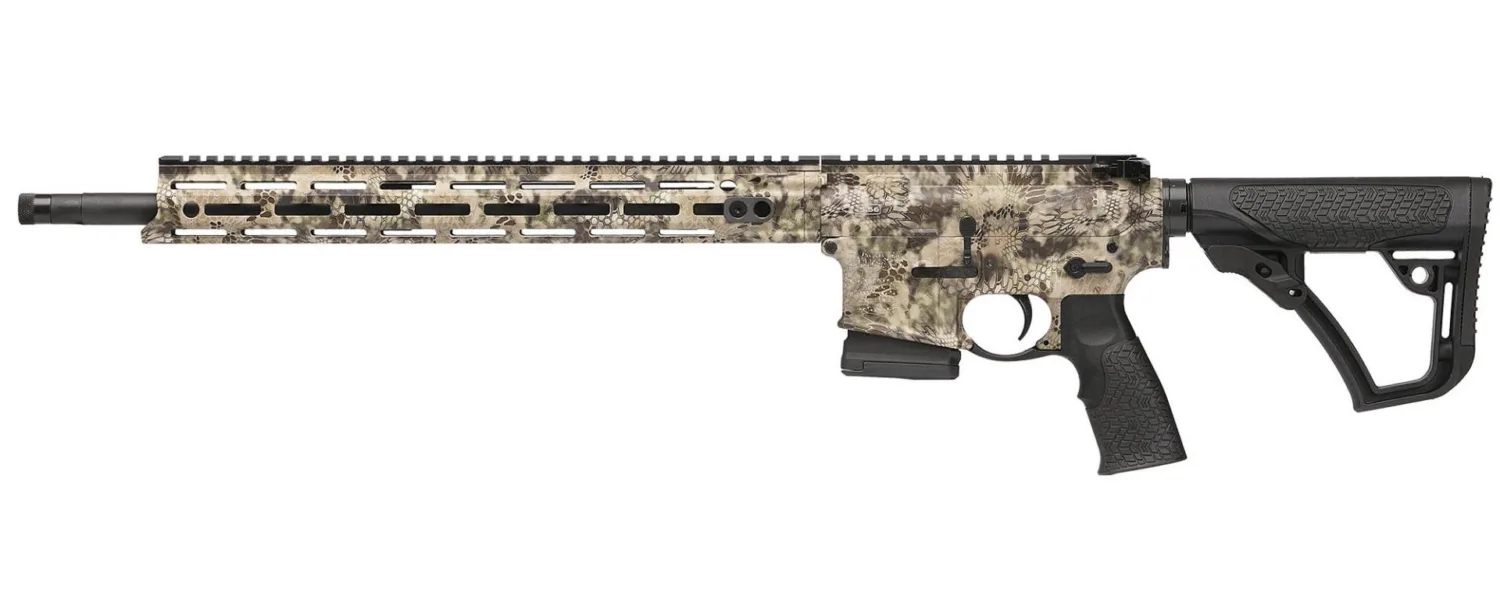 Daniel Defense DDM4 Hunter Rifle in 6.8 SPC with Kryptek Highlander Finish and 18 inch Barrel