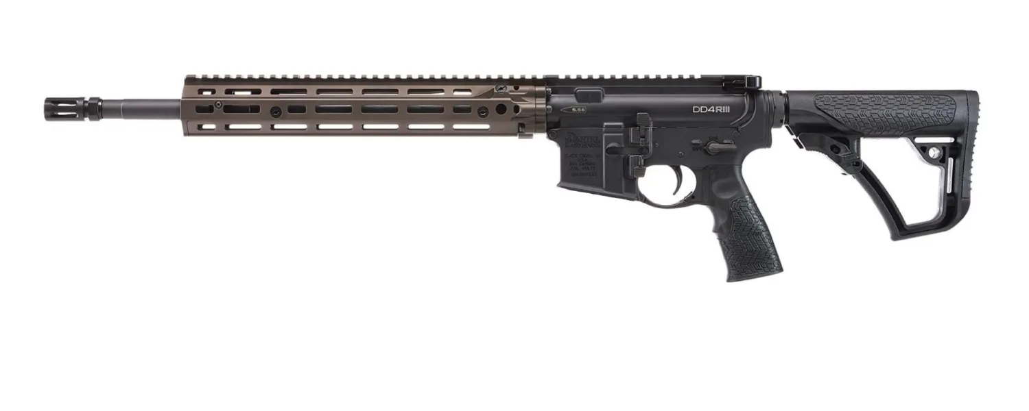 Daniel Defense DD4 RIII 5.56mm Rifle with 16-inch Barrel, No Magazine