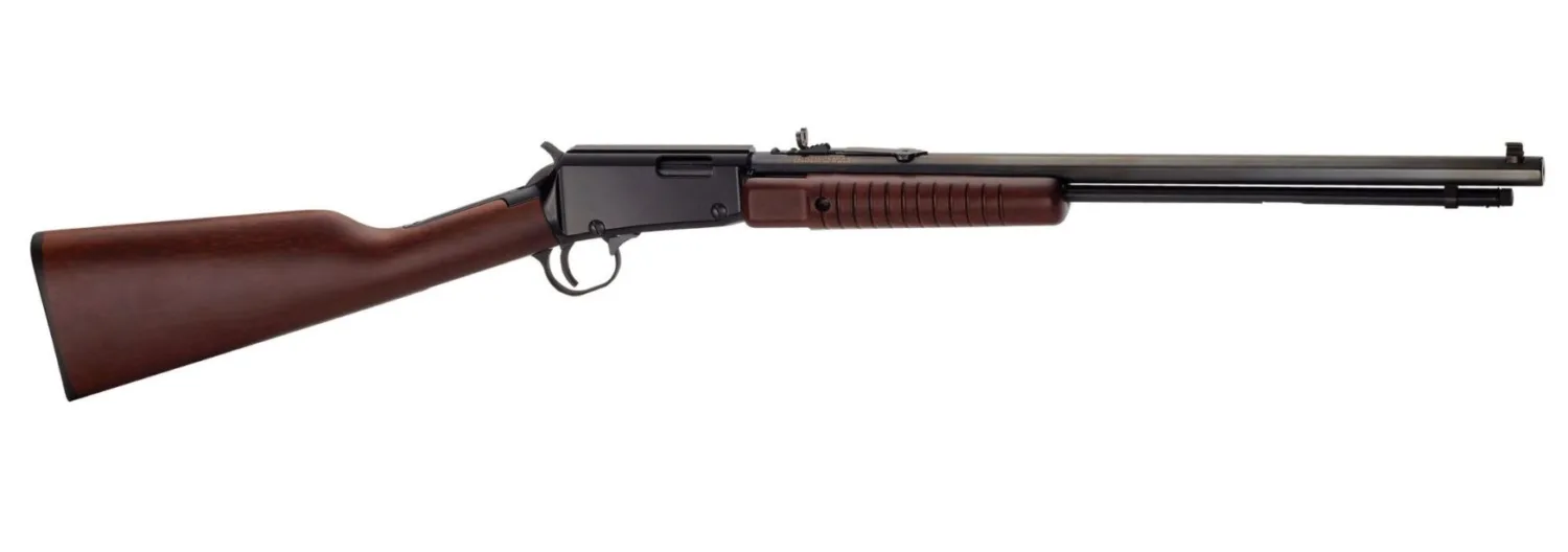 HENRY REPEATING ARMS PUMP ACTION 22LR BL/WD OCTAGON