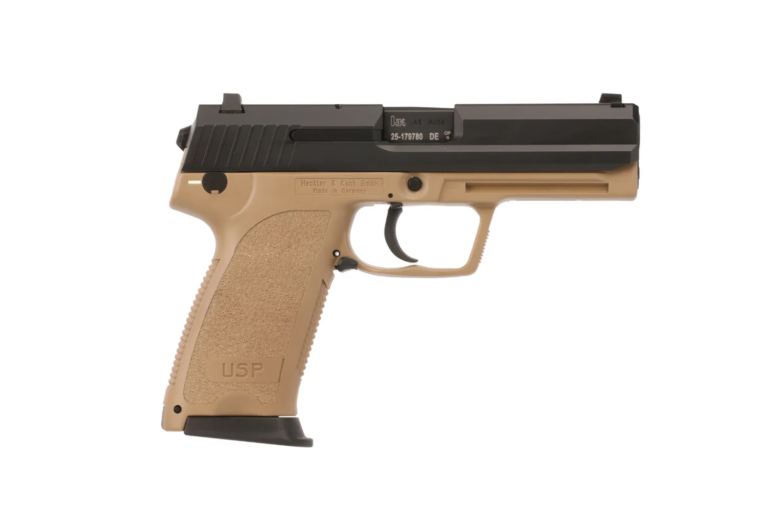 HECKLER AND KOCH (HK USA) USP45 V7 45ACP FDE 12+1 LEM FS