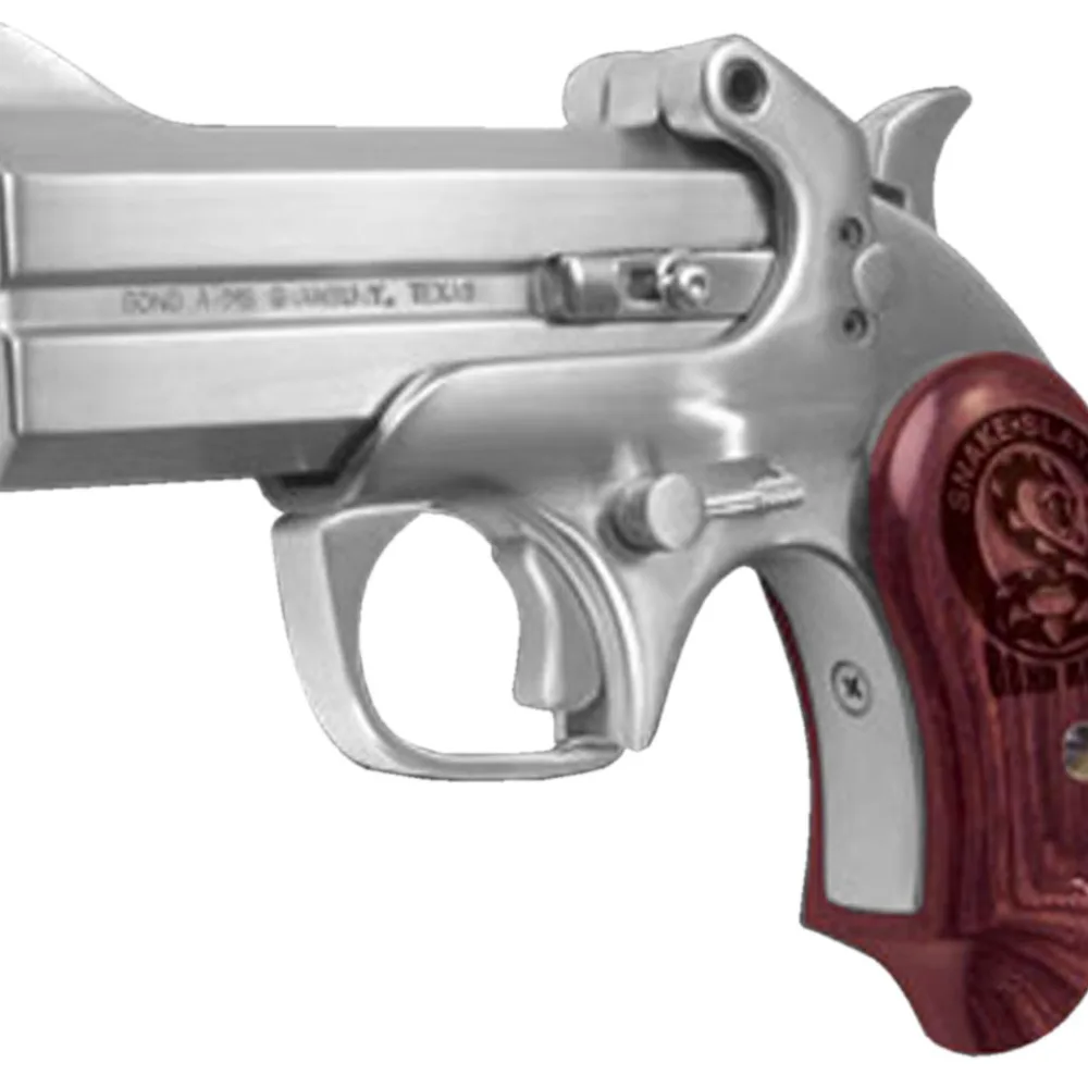 Bond Arms Snake Slayer STS .45/.410 Derringer with Rubber Grips and Stainless Steel Finish