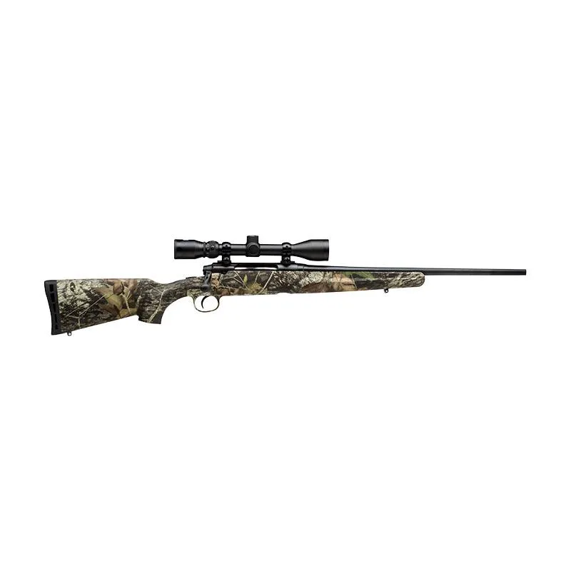 Savage Arms Axis Compact 7mm-08 Rem rifle with 3-9x40 scope, pink camo finish