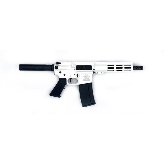 Great Lakes AR-15 Pistol .223 Wylde 7.5" Barrel White Finish 30-Round Mag